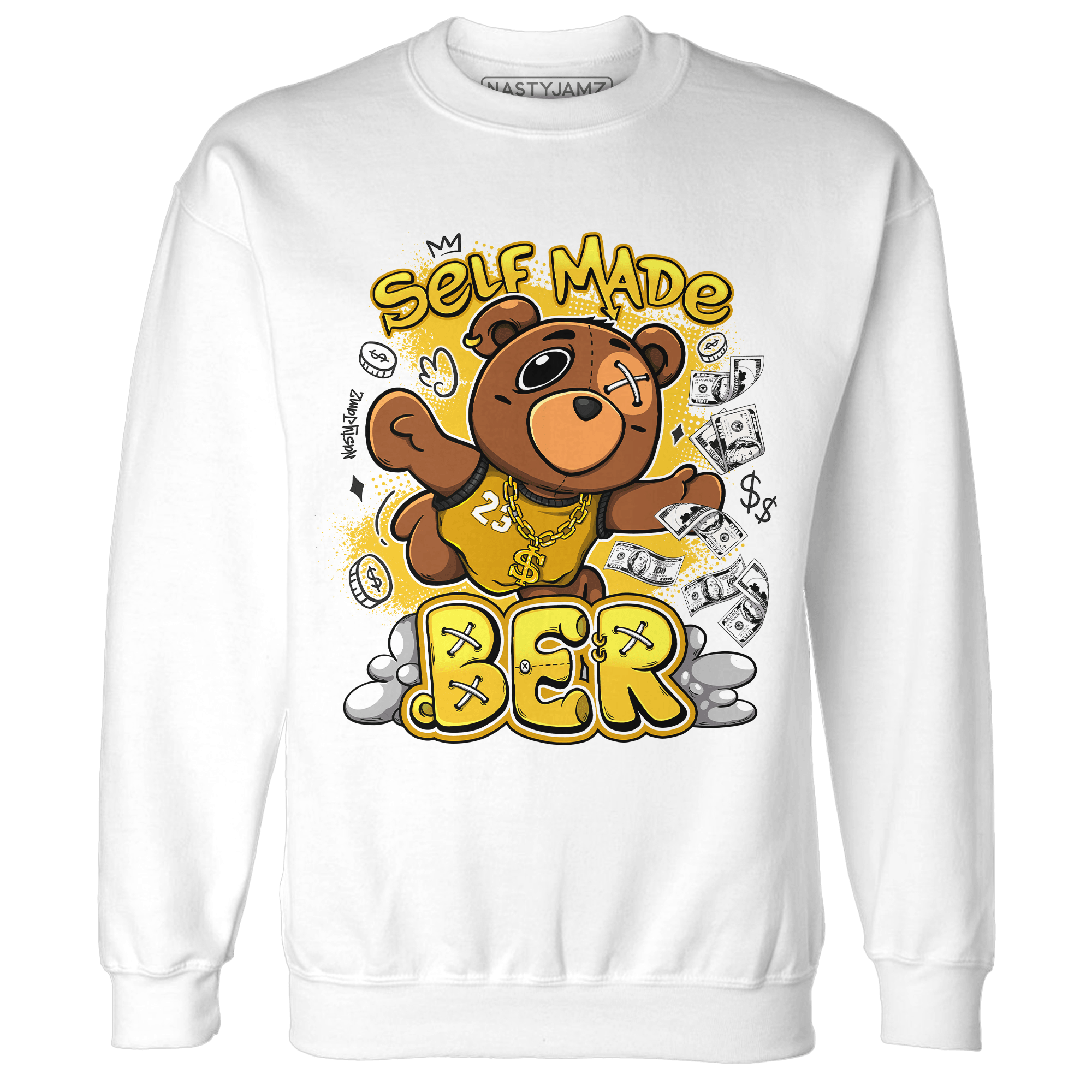 Yellow Ochre 6s Sweatshirt Match Self Made BER - NastyJamz