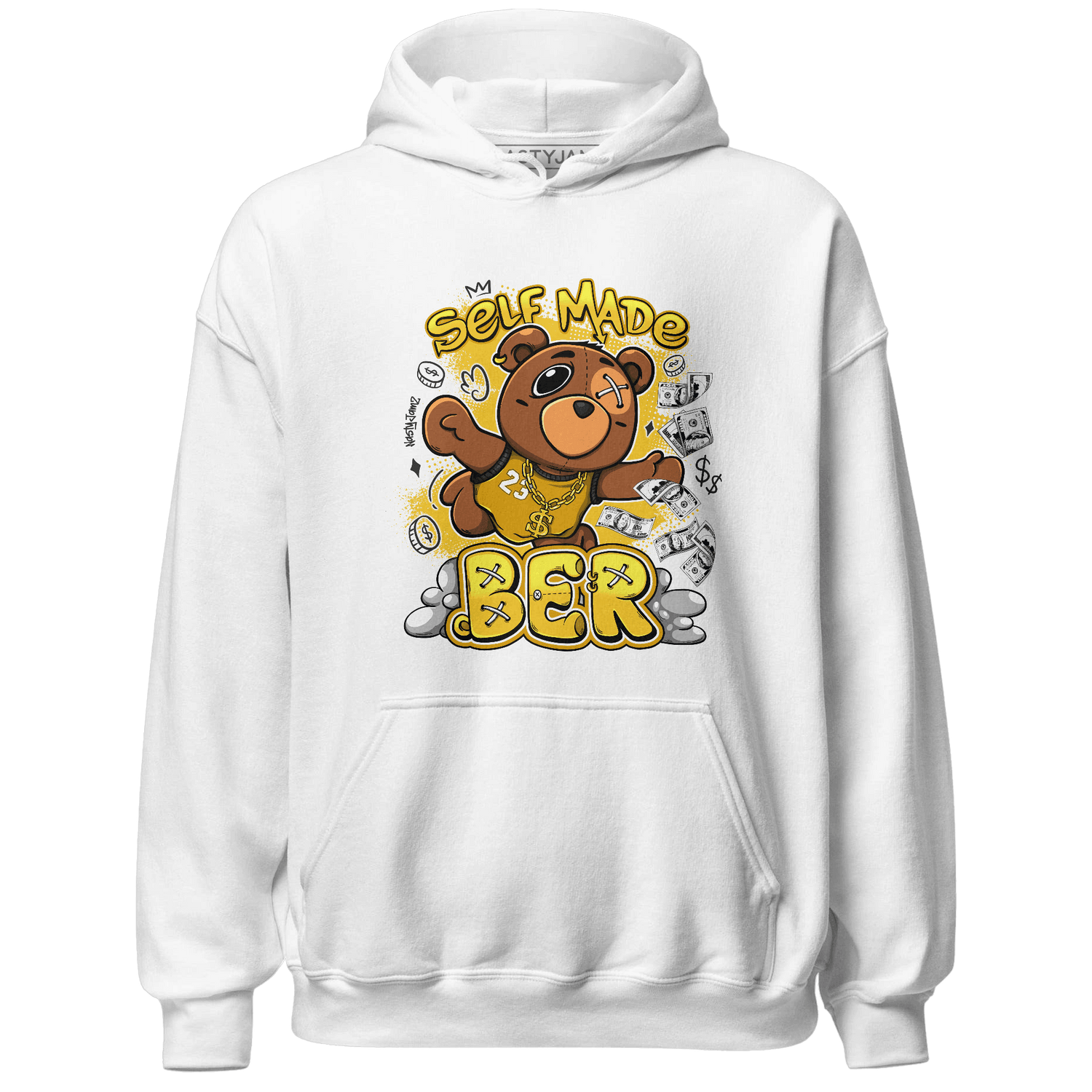 Yellow Ochre 6s Hoodie Match Self Made BER - NastyJamz