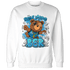 Powder Blue 9s Sweatshirt Match Self Made BER - NastyJamz