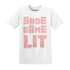 Low Legend Pink 11s T Shirt Match Shoe Game Lit - NastyJamz