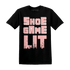 Low Legend Pink 11s T Shirt Match Shoe Game Lit - NastyJamz