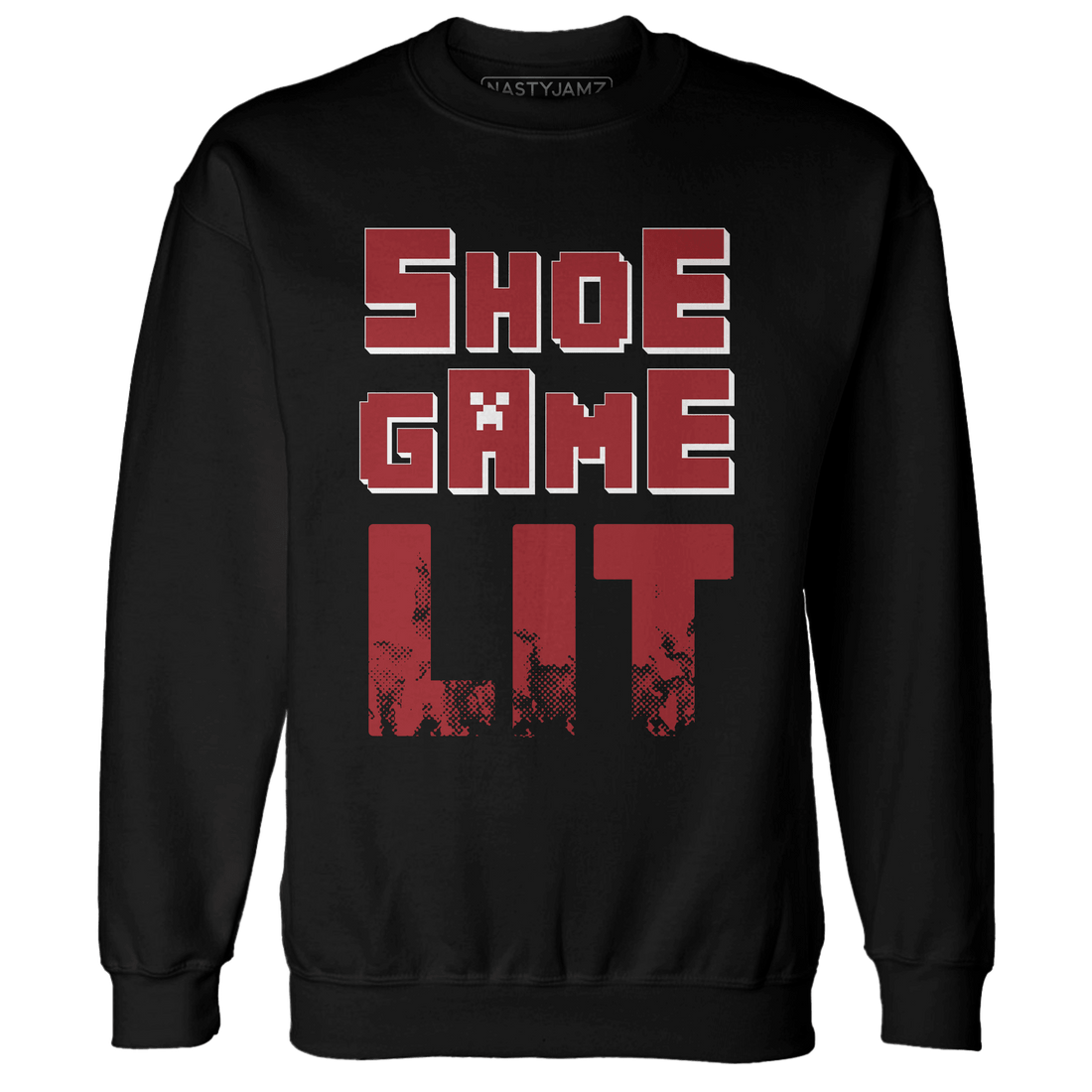 Retro Red Taxi 12s Sweatshirt Match Shoe Game Lit - NastyJamz