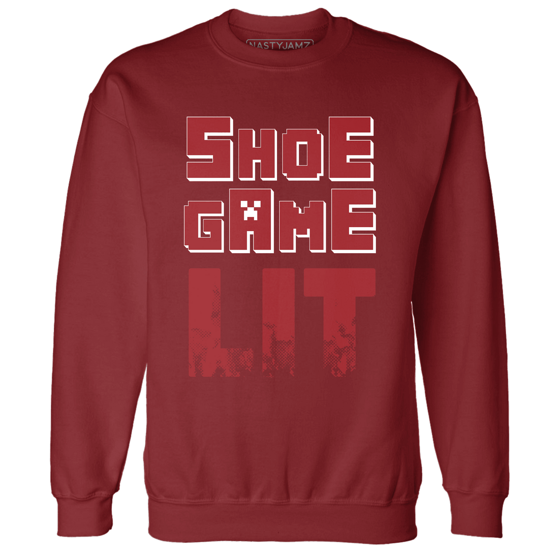 Retro Red Taxi 12s Sweatshirt Match Shoe Game Lit - NastyJamz