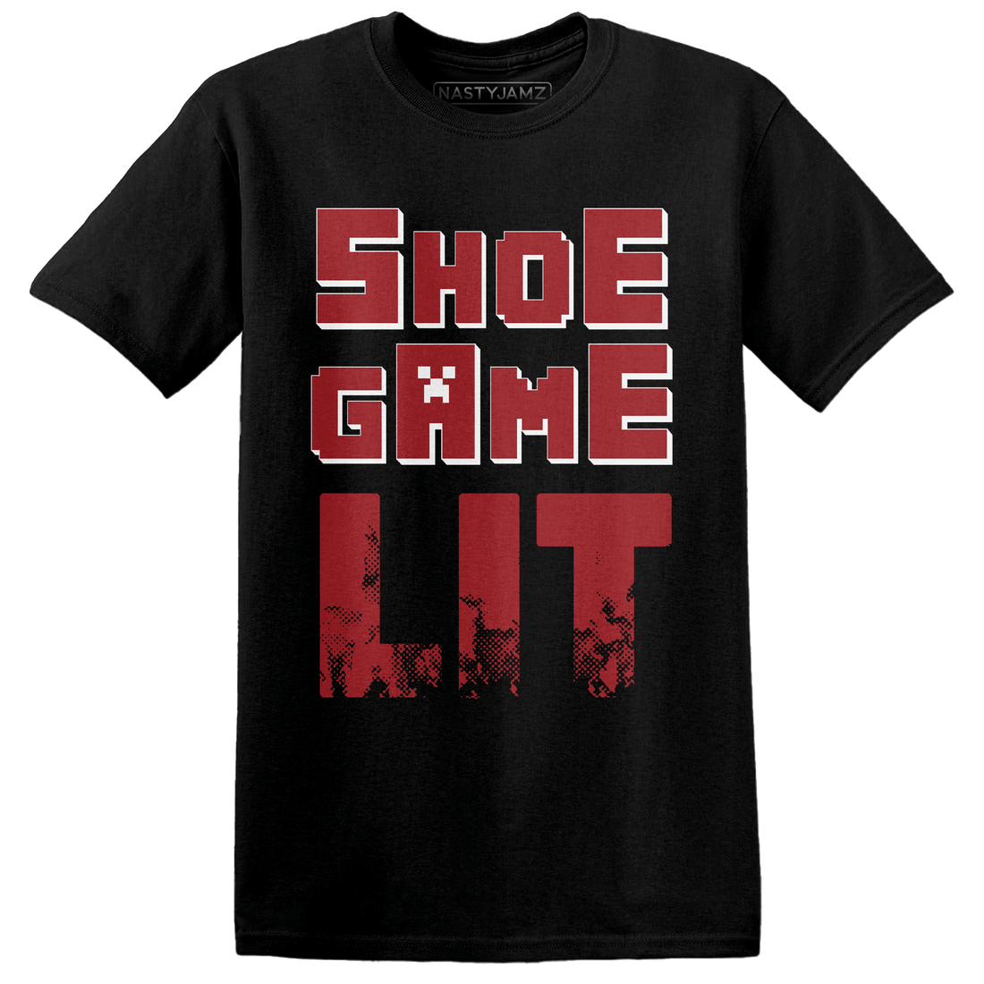 Retro Red Taxi 12s T Shirt Match Shoe Game Lit - NastyJamz