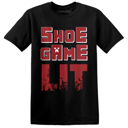 Retro Red Taxi 12s T Shirt Match Shoe Game Lit - NastyJamz