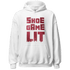 High 85 Metallic Burgundy 1s Hoodie Match Shoe Game Lit - NastyJamz