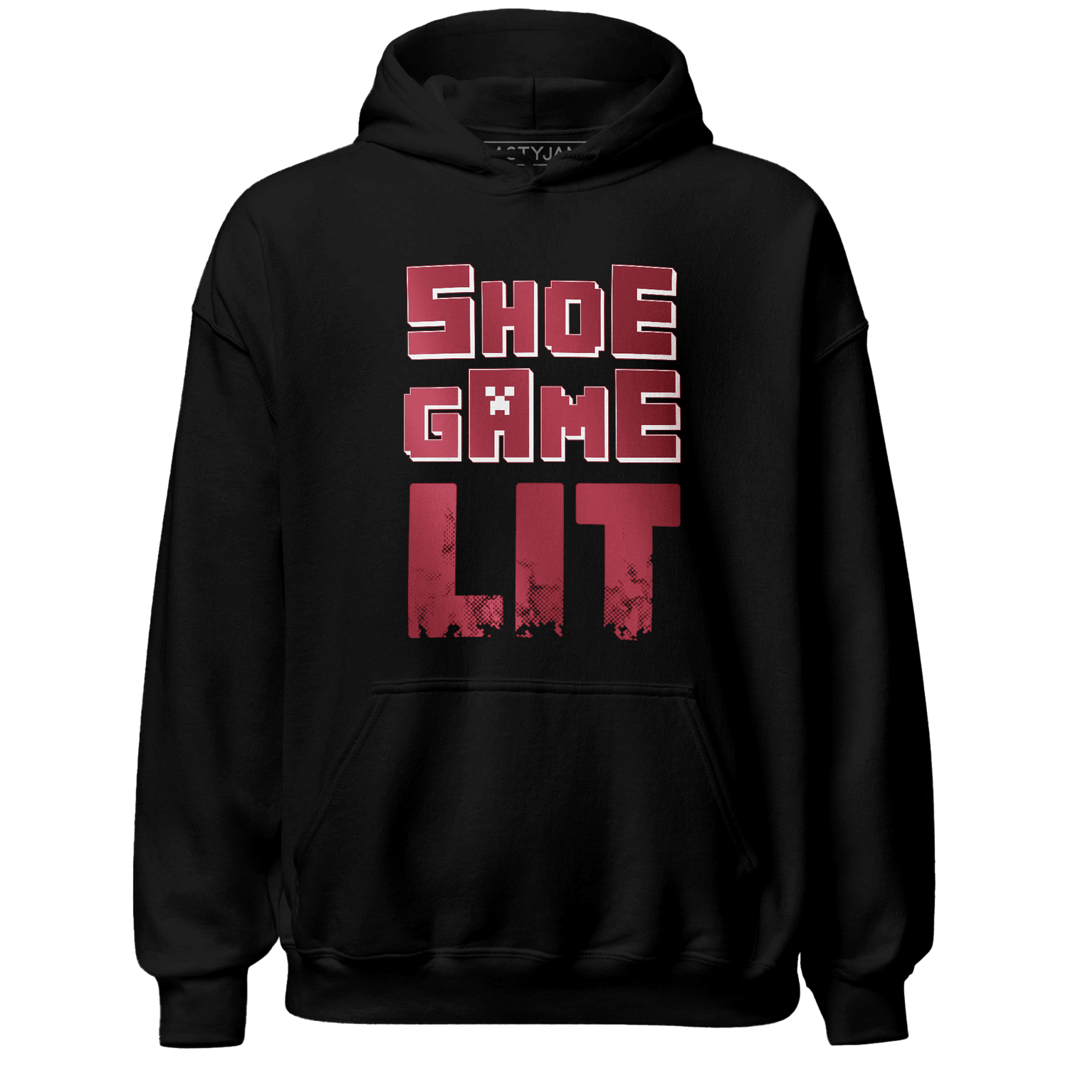 High 85 Metallic Burgundy 1s Hoodie Match Shoe Game Lit - NastyJamz
