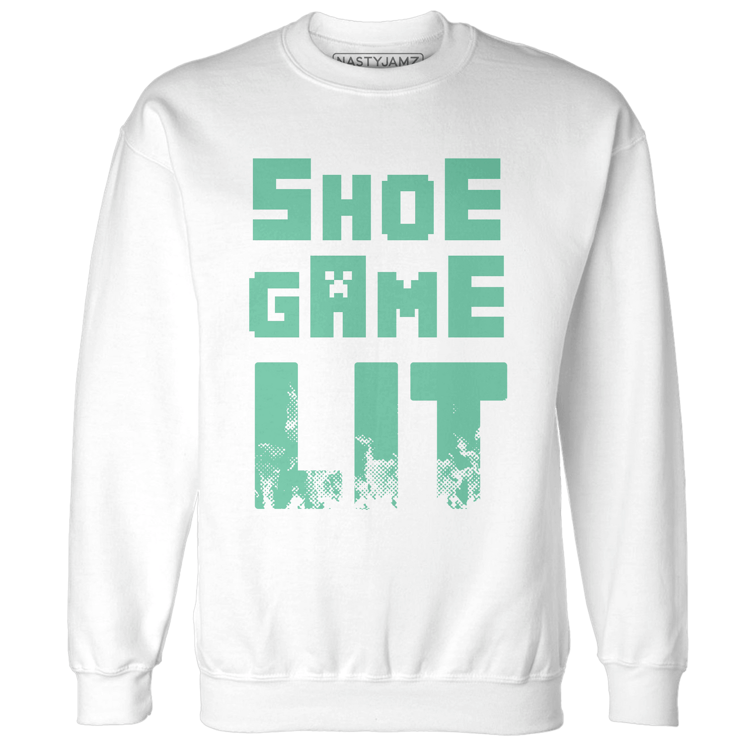 High OG Green Glow 1s Sweatshirt Match Shoe Game Lit - NastyJamz