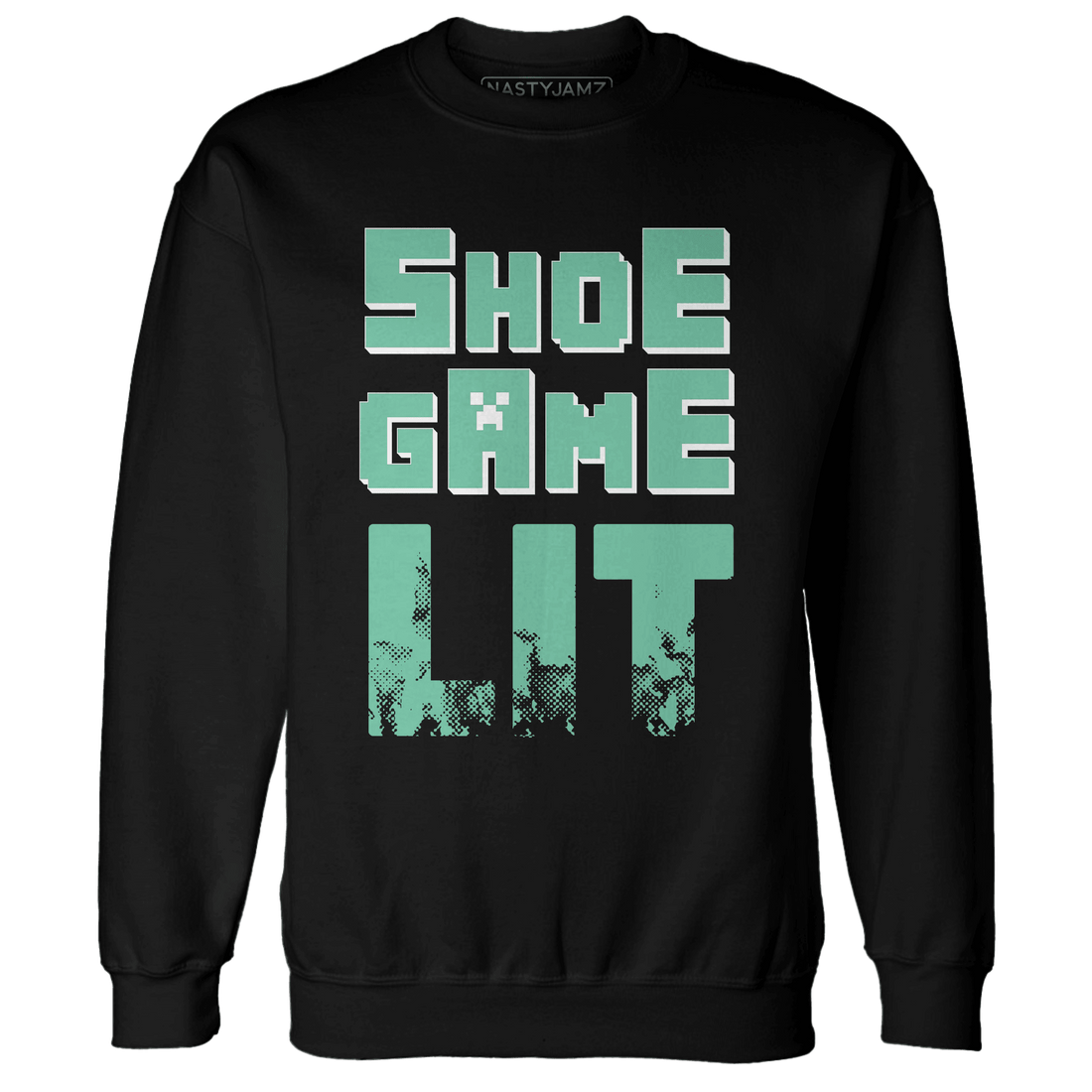High OG Green Glow 1s Sweatshirt Match Shoe Game Lit - NastyJamz