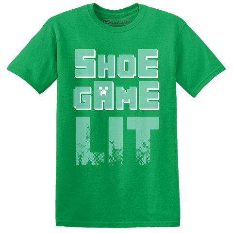 High-OG-Green-Glow-1s-T-Shirt-Match-Shoe-Game-Lit
