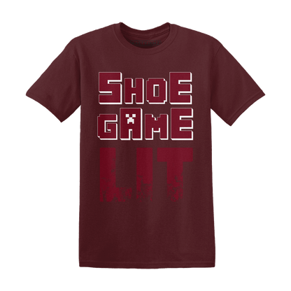 High White Team Red 1s T Shirt Match Shoe Game Lit - NastyJamz