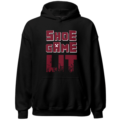 High White Team Red 1s Hoodie Match Shoe Game Lit - NastyJamz