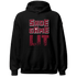 High White Team Red 1s Hoodie Match Shoe Game Lit - NastyJamz
