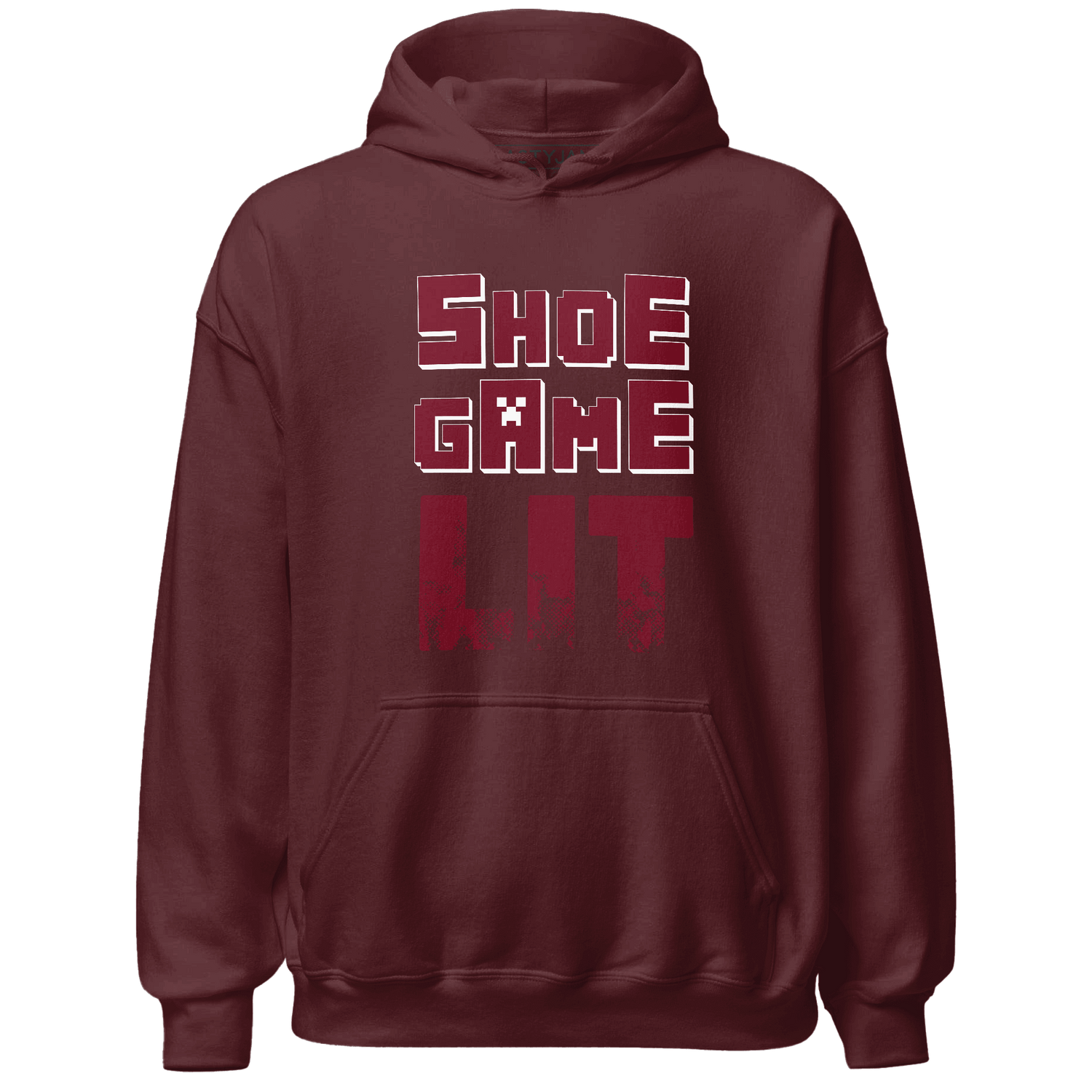 High White Team Red 1s Hoodie Match Shoe Game Lit - NastyJamz