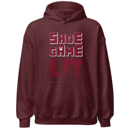 High White Team Red 1s Hoodie Match Shoe Game Lit - NastyJamz