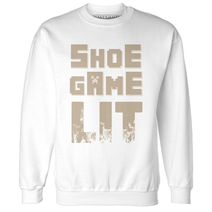 Latte 1s Sweatshirt Match Shoe Game Lit - NastyJamz