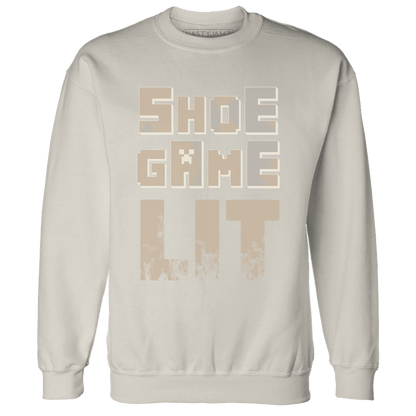 Latte 1s Sweatshirt Match Shoe Game Lit - NastyJamz