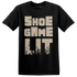 Latte 1s T Shirt Match Shoe Game Lit - NastyJamz