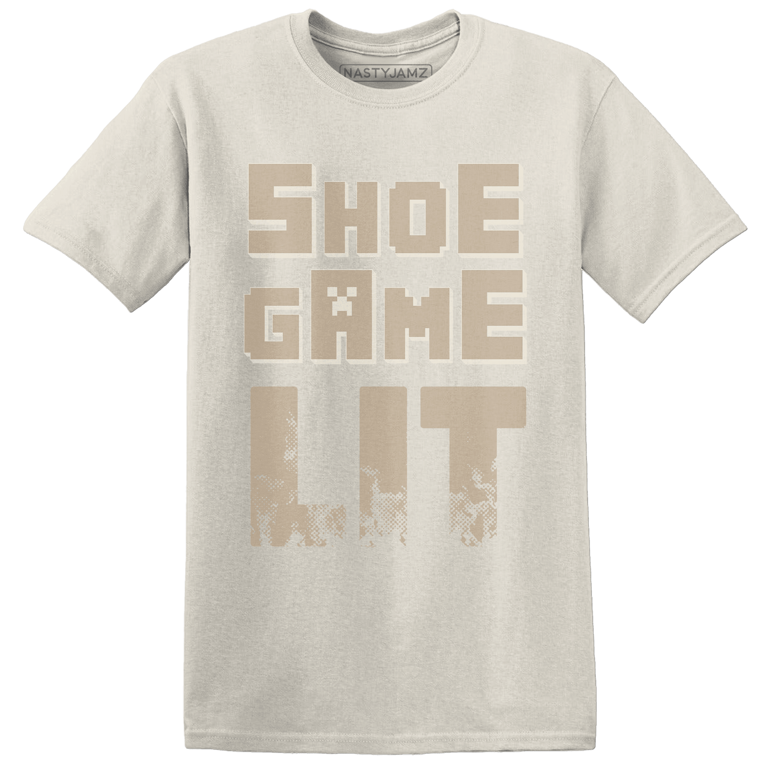 Latte 1s T Shirt Match Shoe Game Lit - NastyJamz