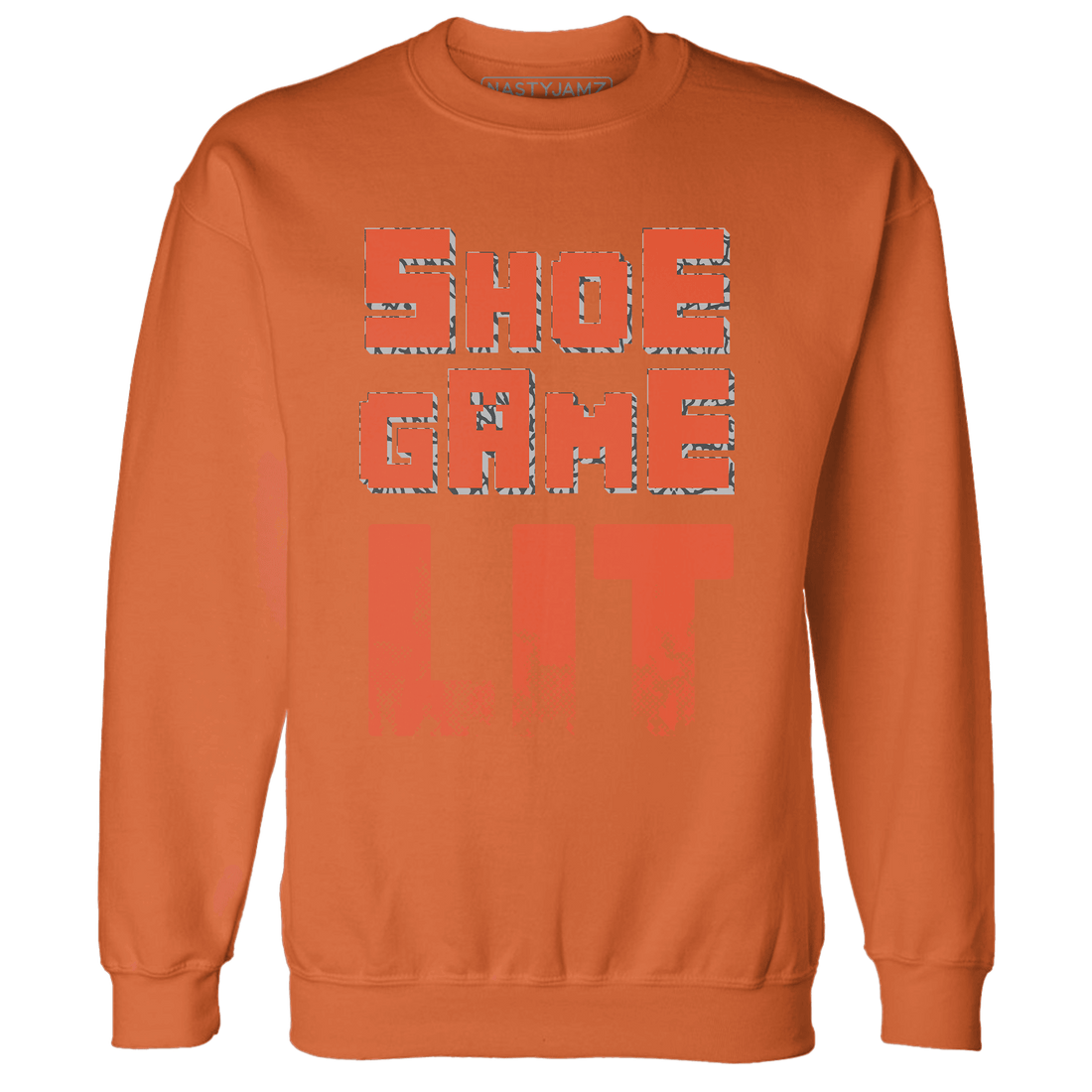 Georgia Peach 3s Sweatshirt Match Shoe Game Lit - NastyJamz