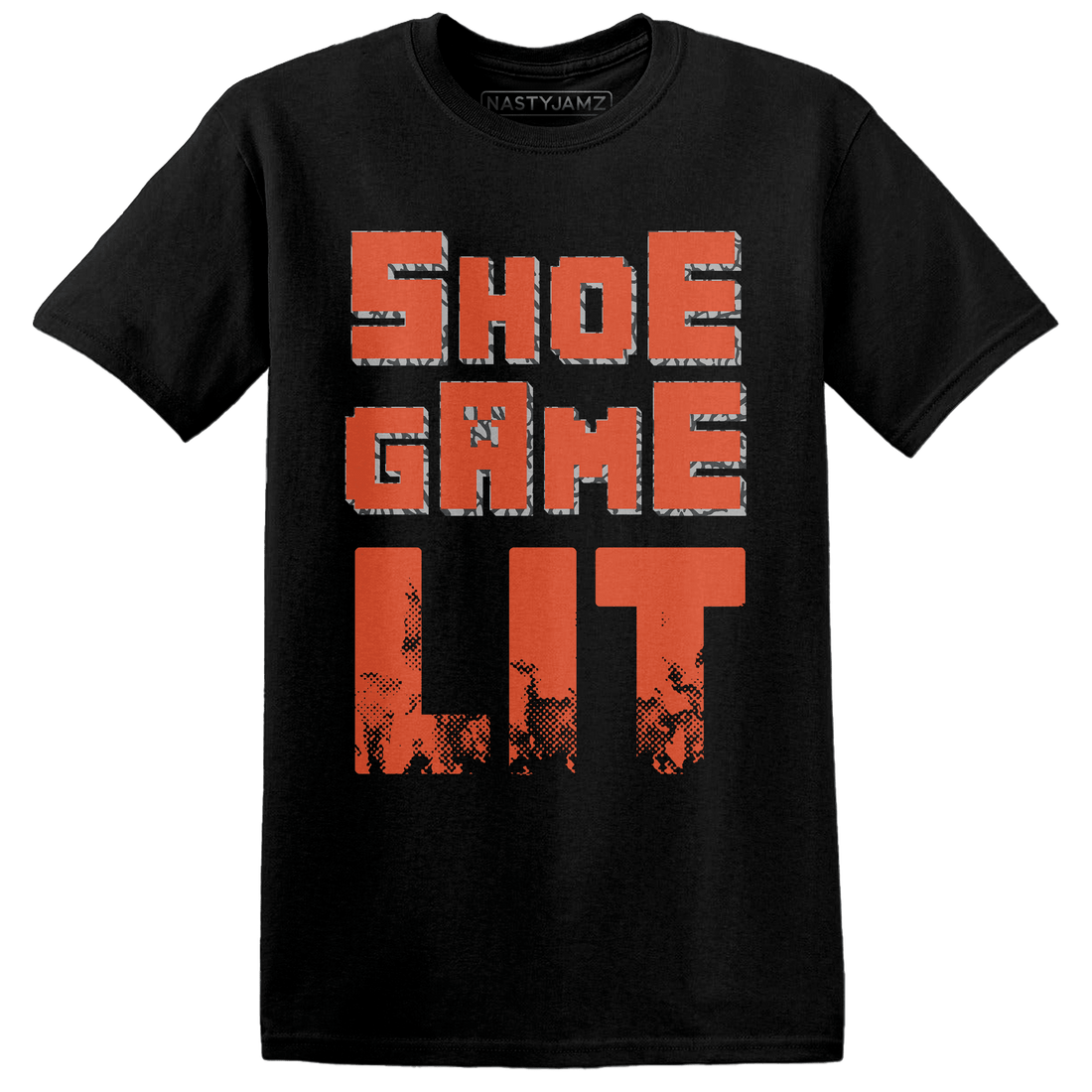 Georgia Peach 3s T Shirt Match Shoe Game Lit - NastyJamz