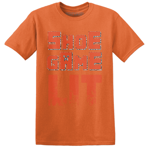 Georgia-Peach-3s-T-Shirt-Match-Shoe-Game-Lit
