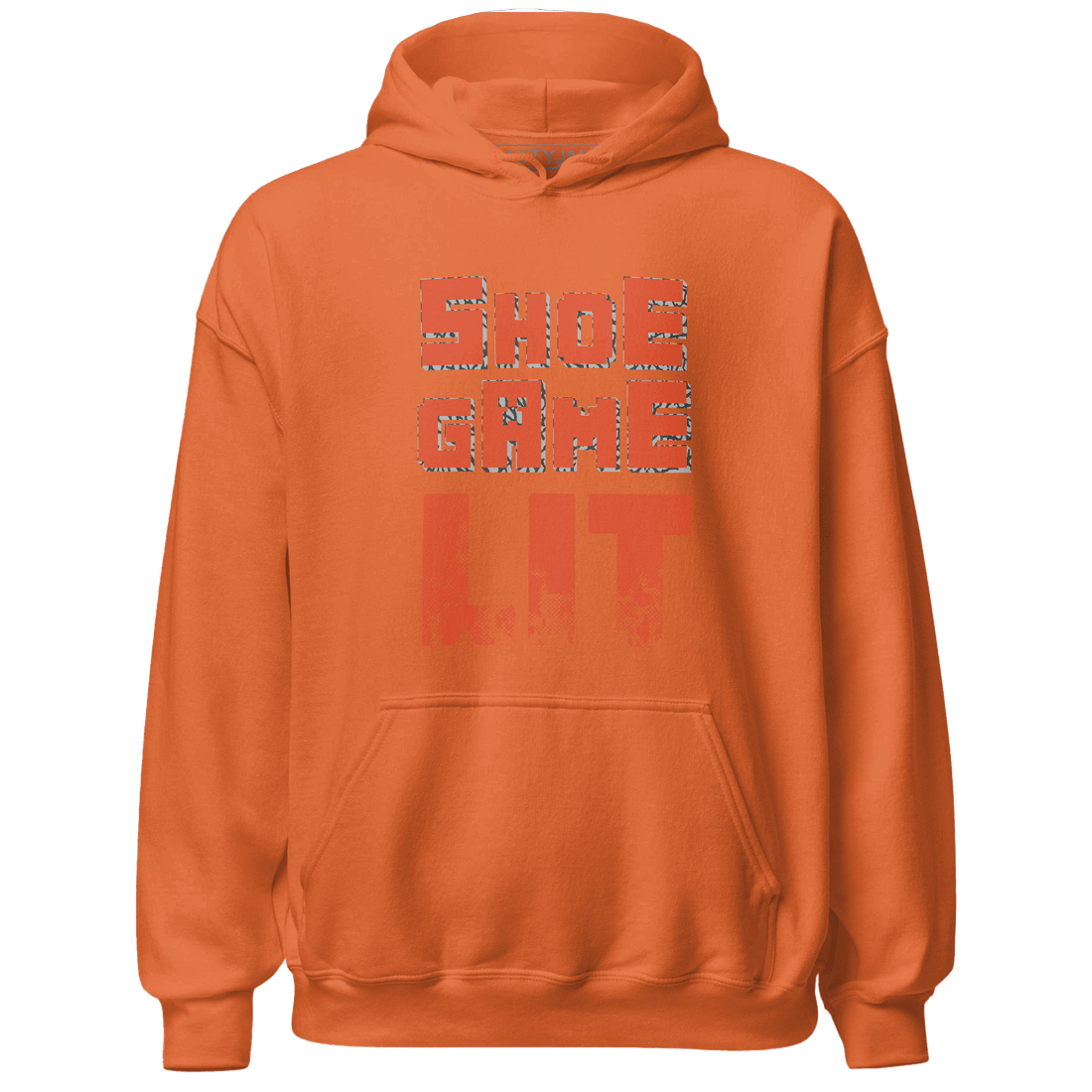 Georgia Peach 3s Hoodie Match Shoe Game Lit - NastyJamz