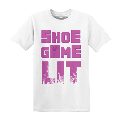 GS Hyper Violet 4s T Shirt Match Shoe Game Lit - NastyJamz