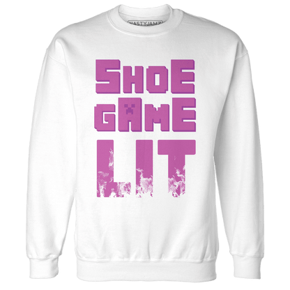 GS Hyper Violet 4s Sweatshirt Match Shoe Game Lit - NastyJamz