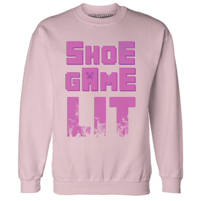GS Hyper Violet 4s Sweatshirt Match Shoe Game Lit - NastyJamz
