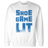 Industrial Blue 4s Sweatshirt Match Shoe Game Lit - NastyJamz