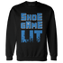 Industrial Blue 4s Sweatshirt Match Shoe Game Lit - NastyJamz