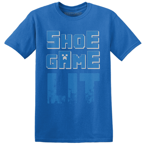 Industrial-Blue-4s-T-Shirt-Match-Shoe-Game-Lit
