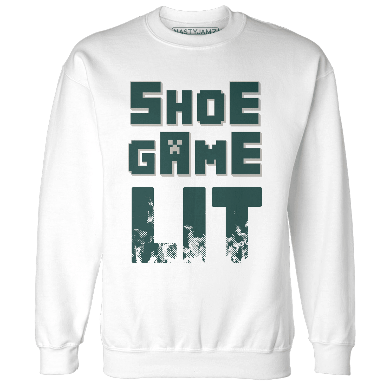 Oxidized Green 4s Sweatshirt Match Shoe Game Lit - NastyJamz
