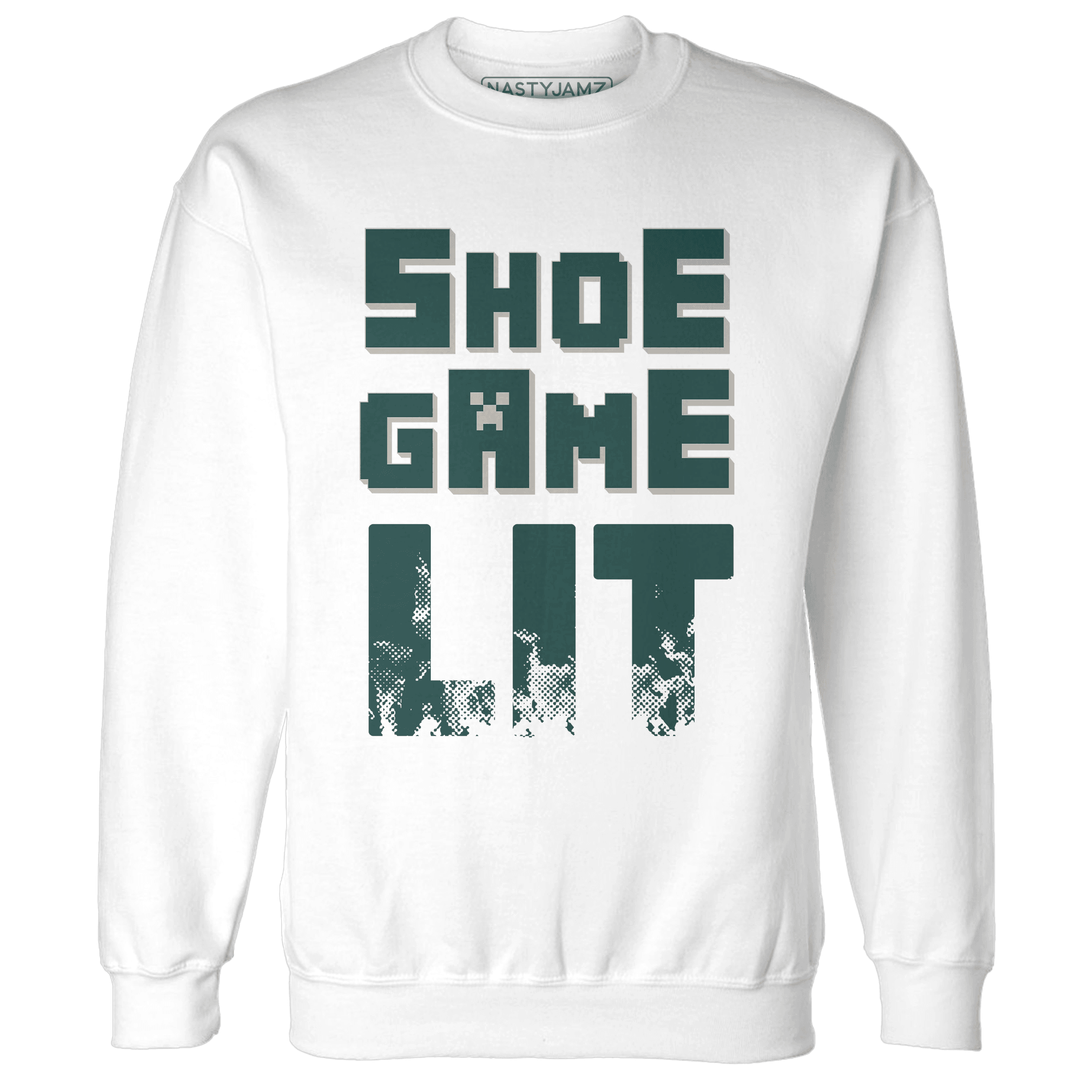 Oxidized Green 4s Sweatshirt Match Shoe Game Lit - NastyJamz