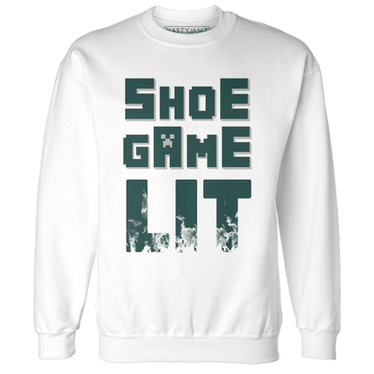 Oxidized Green 4s Sweatshirt Match Shoe Game Lit - NastyJamz