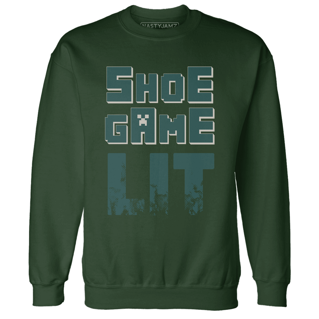 Oxidized Green 4s Sweatshirt Match Shoe Game Lit - NastyJamz
