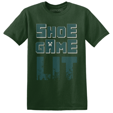 Oxidized-Green-4s-T-Shirt-Match-Shoe-Game-Lit