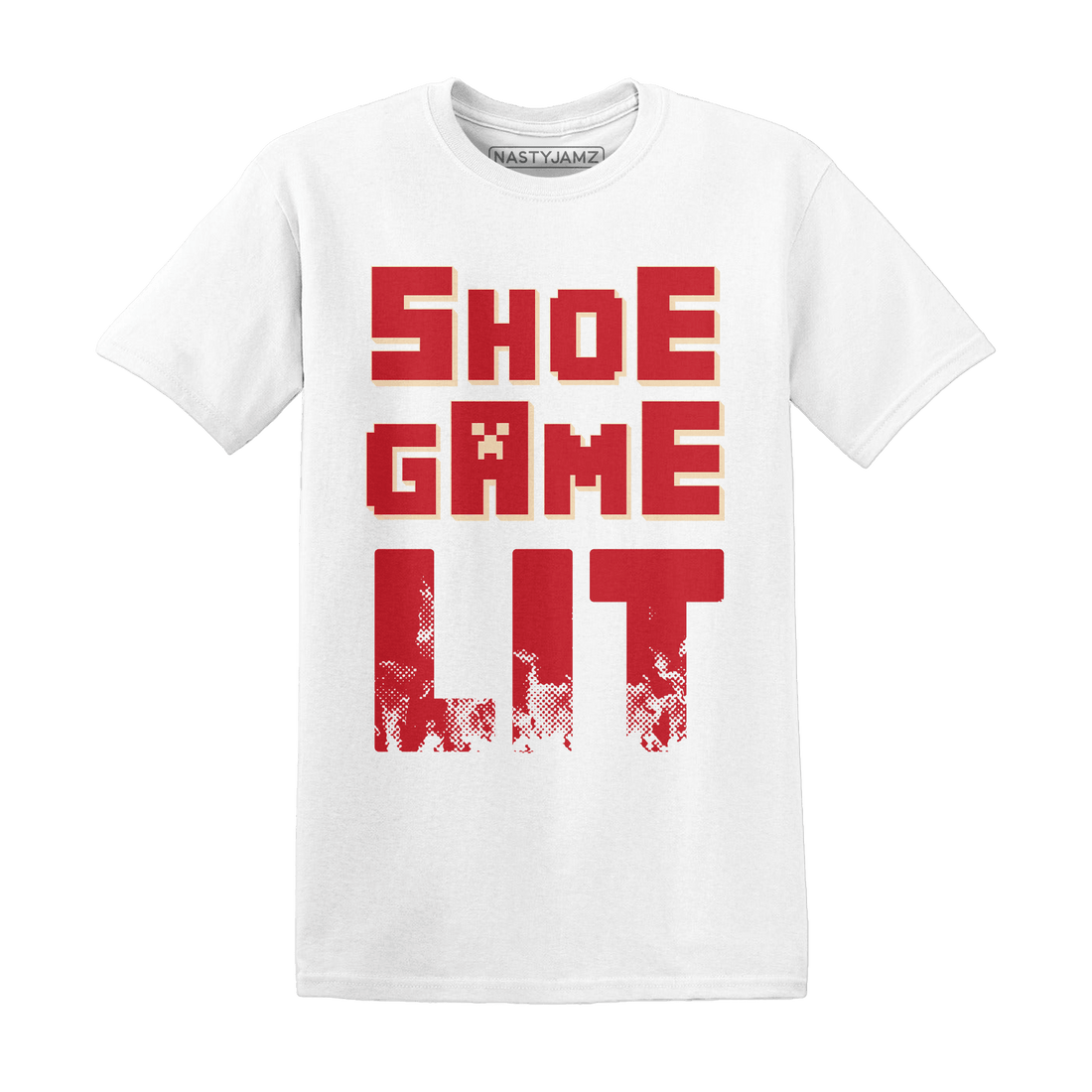 Jumman Jack University Red T Shirt Match Shoe Game Lit - NastyJamz