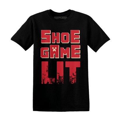 Jumman Jack University Red T Shirt Match Shoe Game Lit - NastyJamz