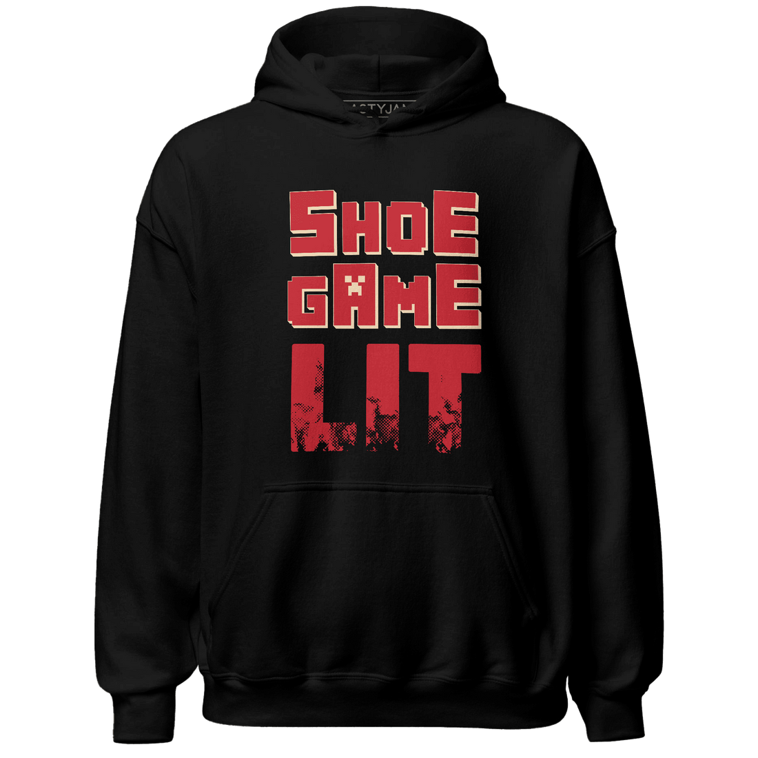Jumman Jack University Red Hoodie Match Shoe Game Lit - NastyJamz