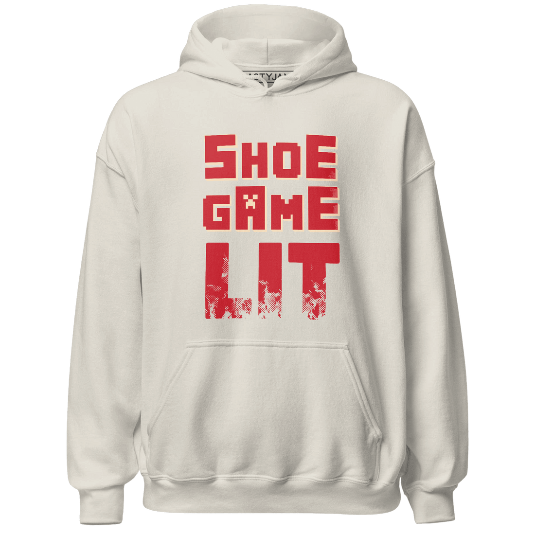Jumman Jack University Red Hoodie Match Shoe Game Lit - NastyJamz