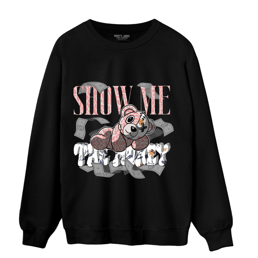 Red Stardust 3s Sweatshirt Match Show Me The Money - NastyJamz