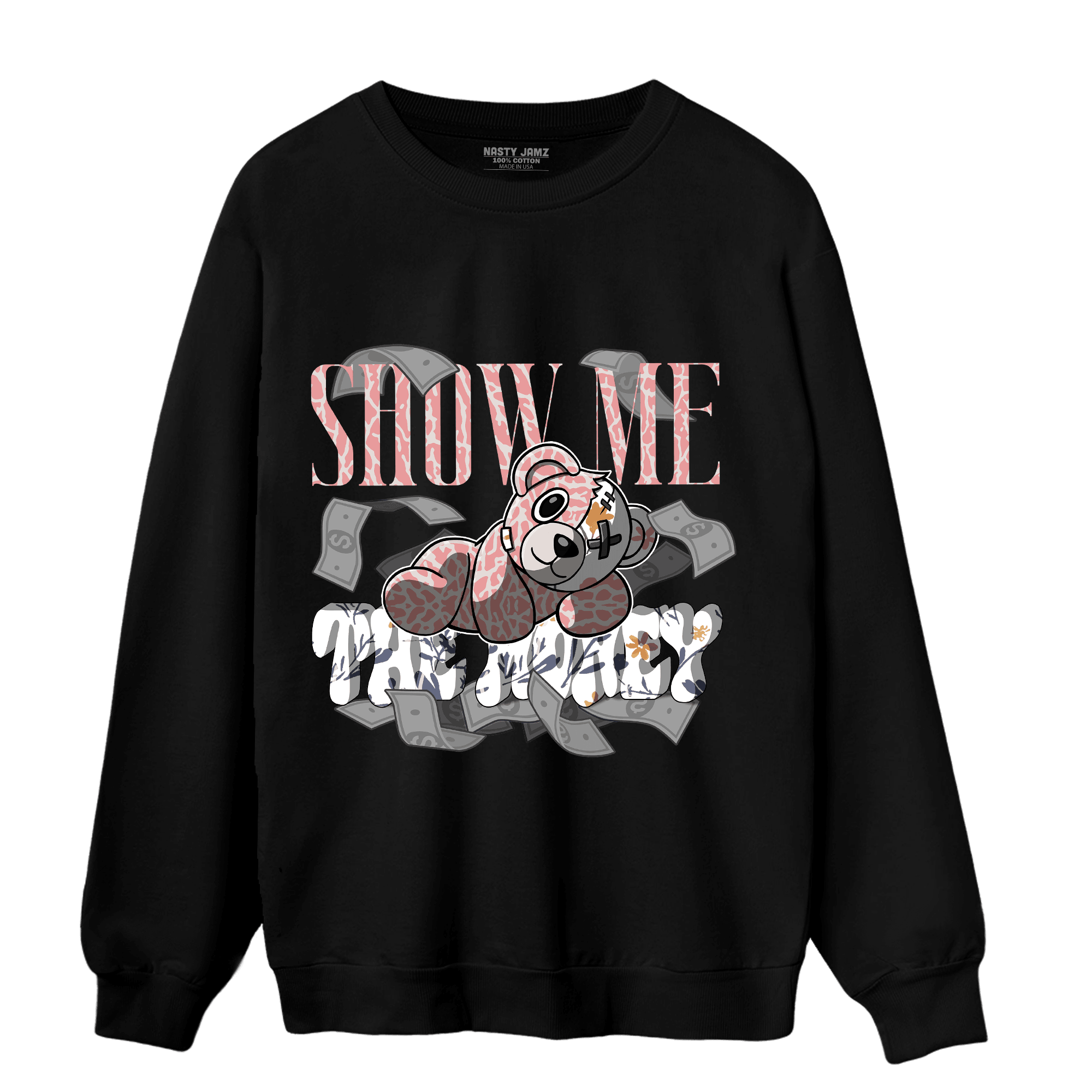 Red Stardust 3s Sweatshirt Match Show Me The Money - NastyJamz