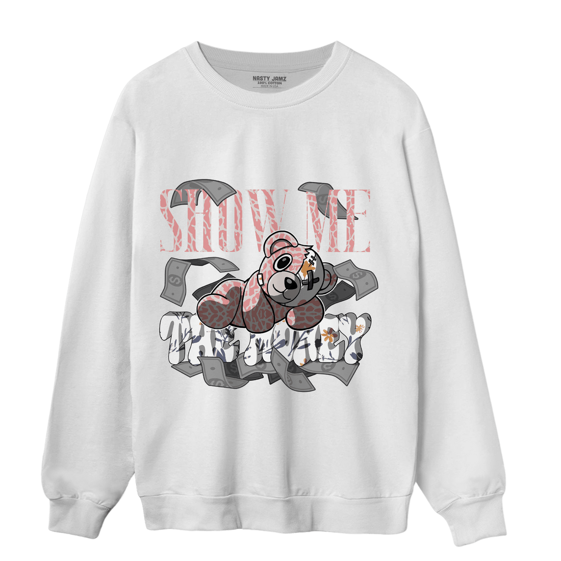 Red Stardust 3s Sweatshirt Match Show Me The Money - NastyJamz