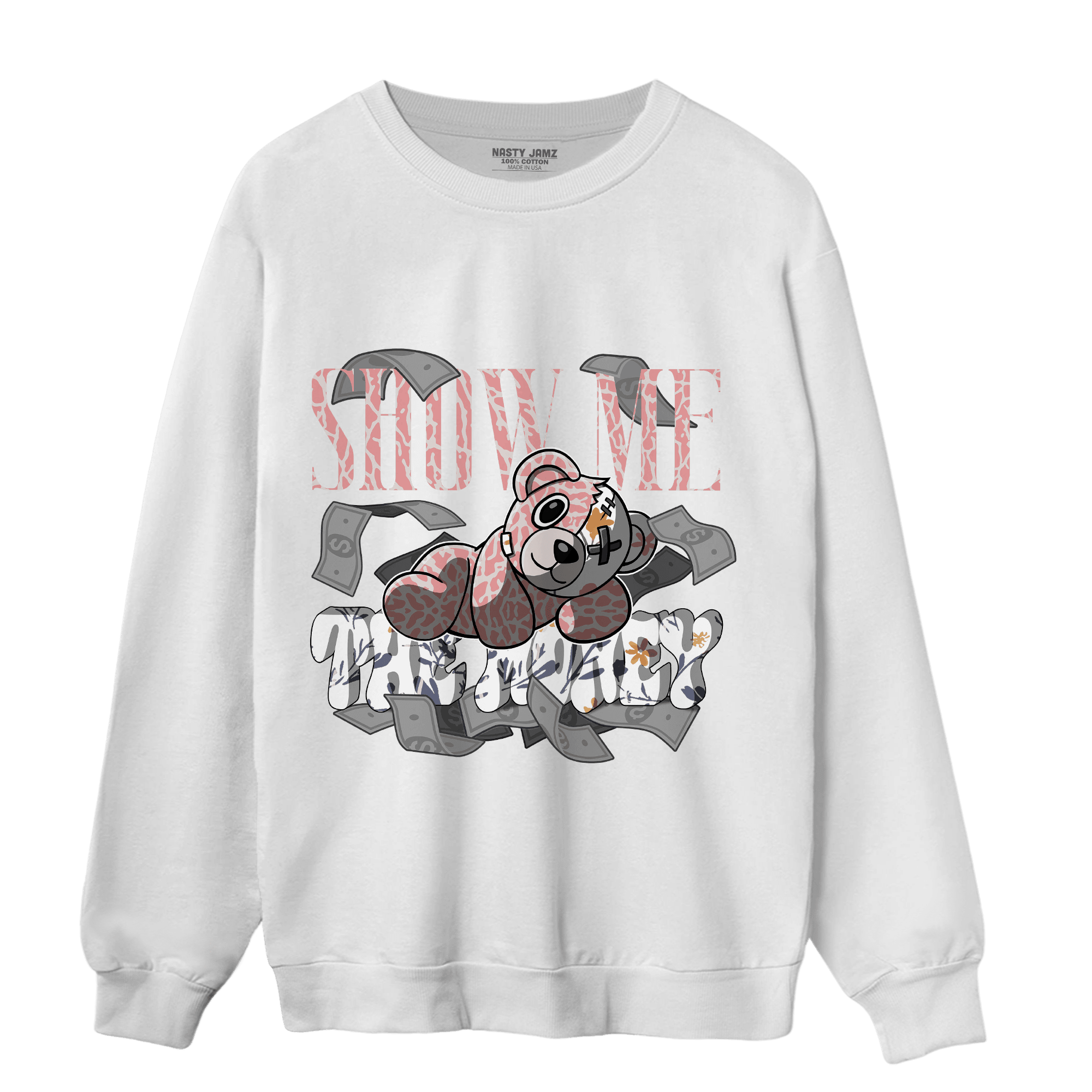 Red Stardust 3s Sweatshirt Match Show Me The Money - NastyJamz