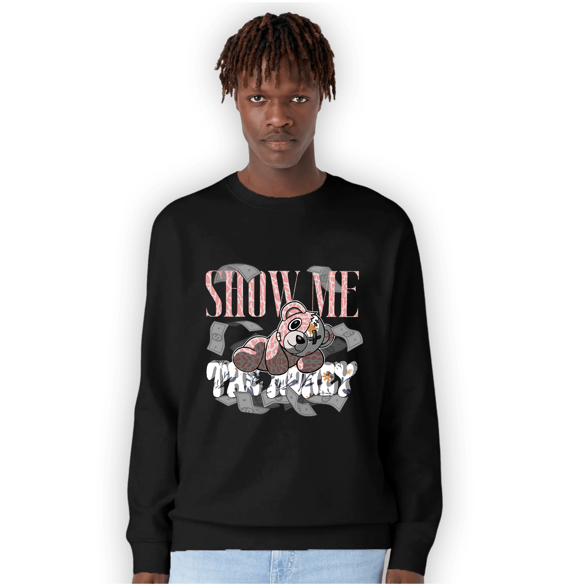 Red Stardust 3s Sweatshirt Match Show Me The Money - NastyJamz