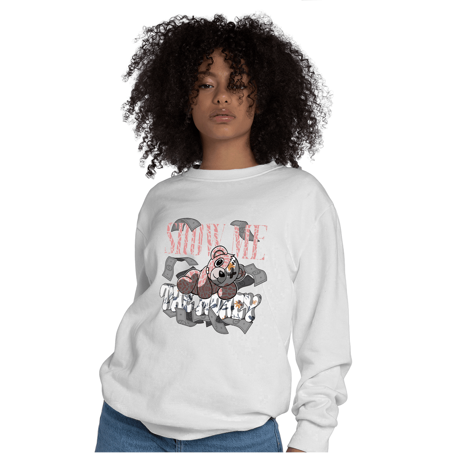Red Stardust 3s Sweatshirt Match Show Me The Money - NastyJamz