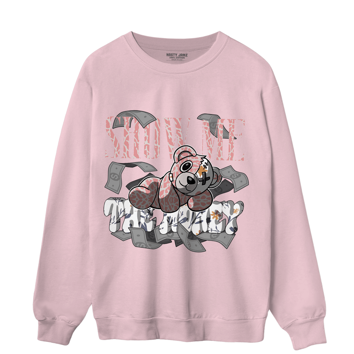 Red Stardust 3s Sweatshirt Match Show Me The Money - NastyJamz