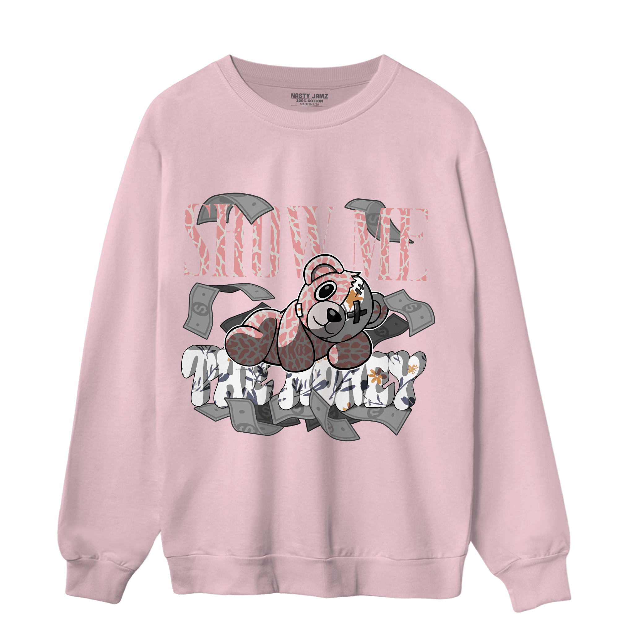 Red Stardust 3s Sweatshirt Match Show Me The Money - NastyJamz
